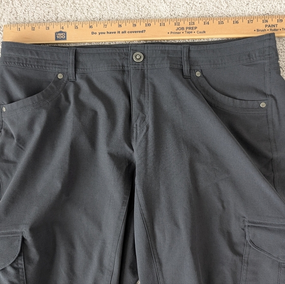 Kuhl Freeflex Roll Up Cargo Hiking Pant Women's Size 16 Reg Dark Gray Gorpcore - Picture 14 of 15